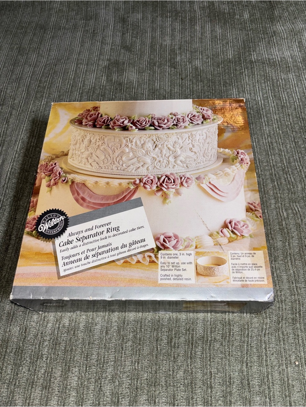 Wilton Cake Separator Ring with Accents